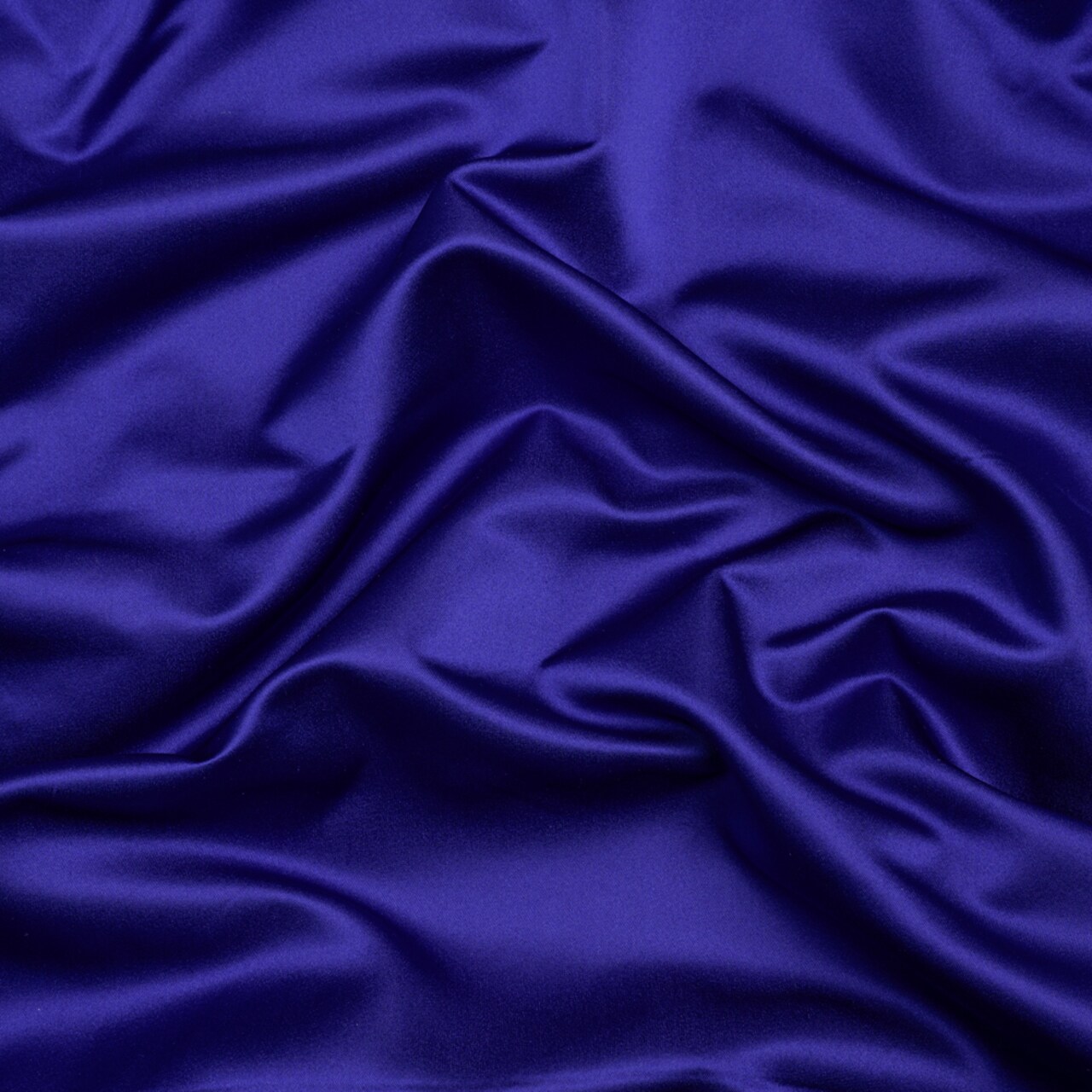 1 Yard Silk Duchesse Satin - Royal Blue - Premium Collection 59'' Width
